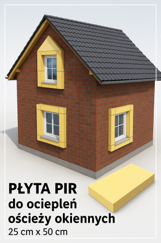 Ocieplenie ościeży okiennych płytami PIR
